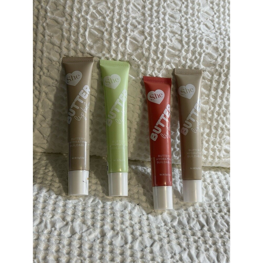 S.he Makeup Lip Butter Balm Set Of 4